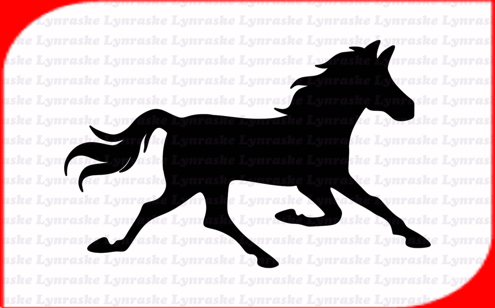 Running Horse Silhouette SVG, Svg, Dxf, Cricut, Silhouette Cut File