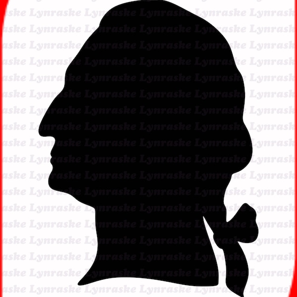 George Washington Silhouette - Etsy