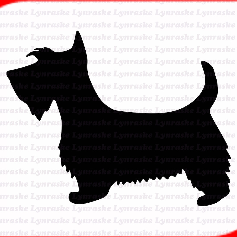 Scottie Dog Silhouette - Etsy