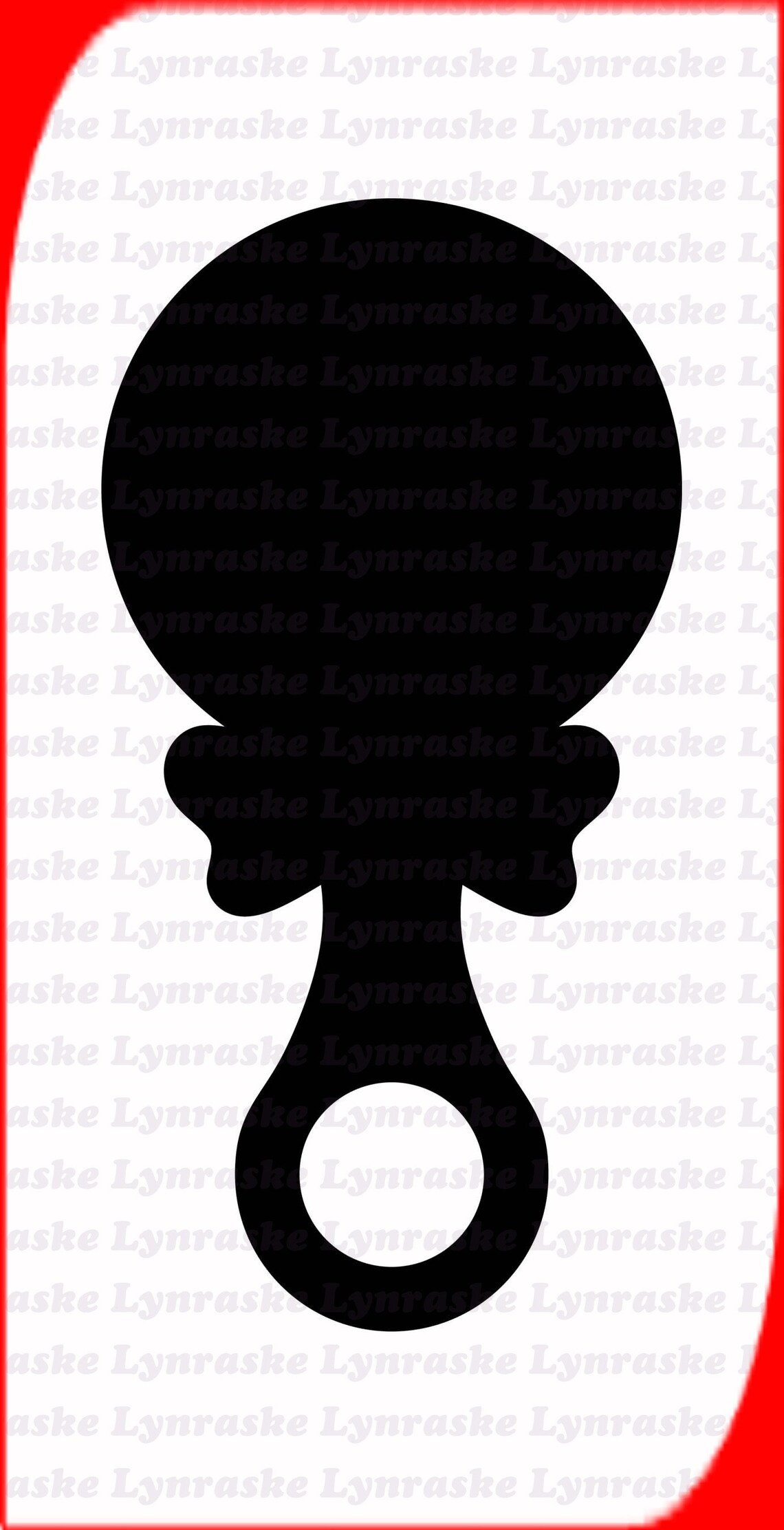 Rattle Silhouette SVG Svg Dxf Cricut Silhouette Cut File - Etsy