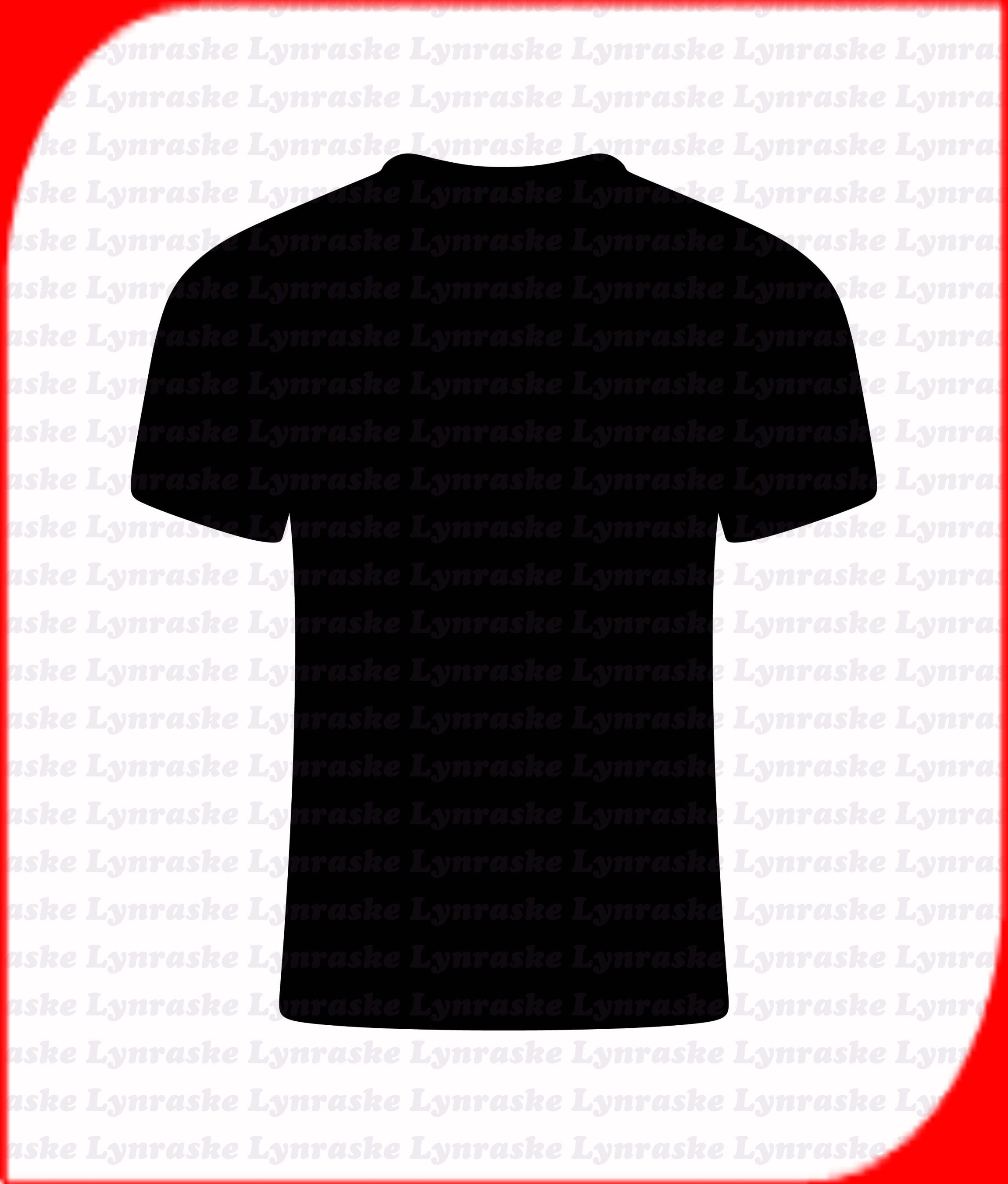 T Shirt Silhouette SVG svg dxf Cricut Silhouette Cut File Etsy