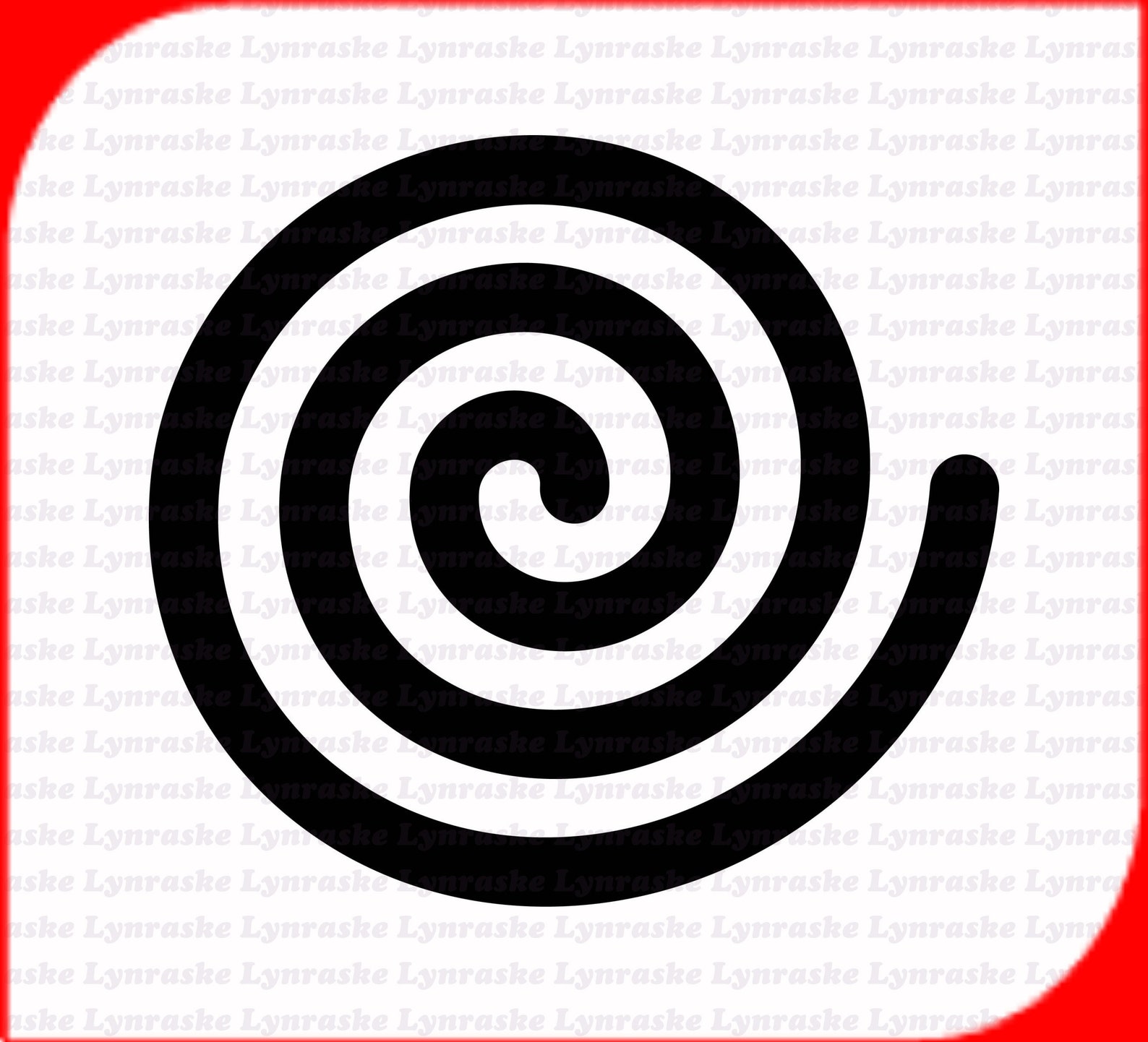 Spiral Silhouette SVG svg dxf Cricut Silhouette Cut File Etsy