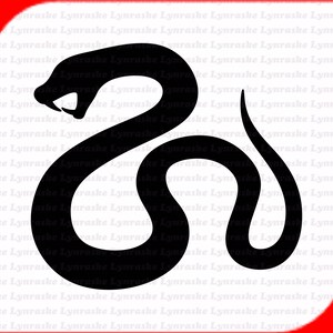 Schlange Silhouette SVG, Svg, Dxf, Cricut, Silhouette geschnitten Datei, sofortiger Download