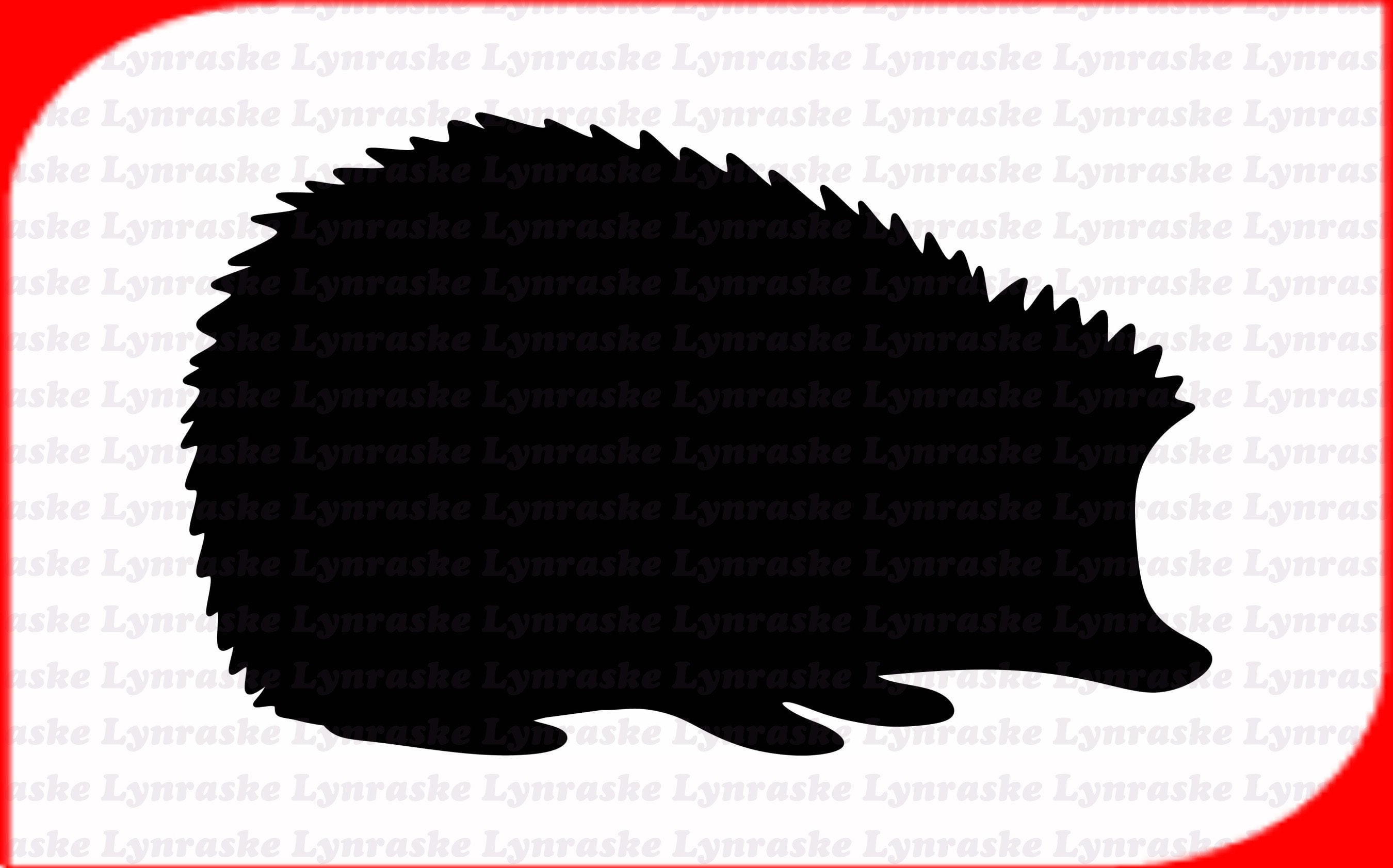 Igel Silhouette SVG, Svg, Dxf, Cricut, Silhouette geschnitten Datei