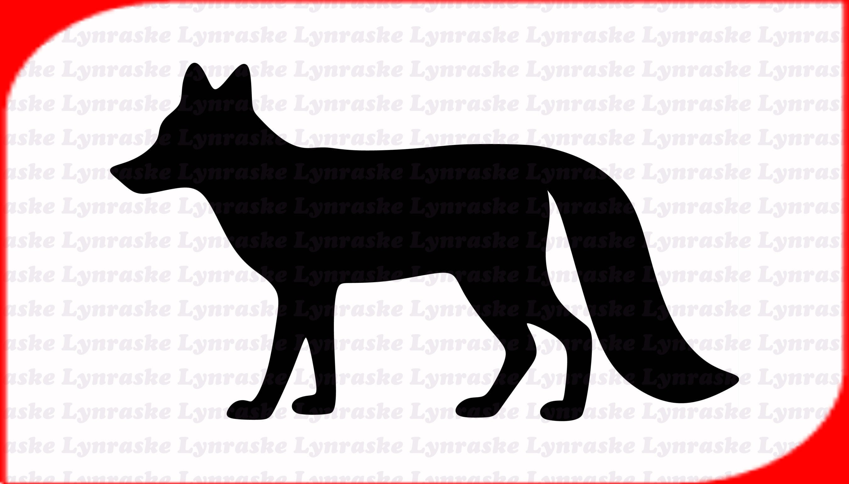 Fox Silhouette SVG svg dxf Cricut Silhouette Cut File Etsy France