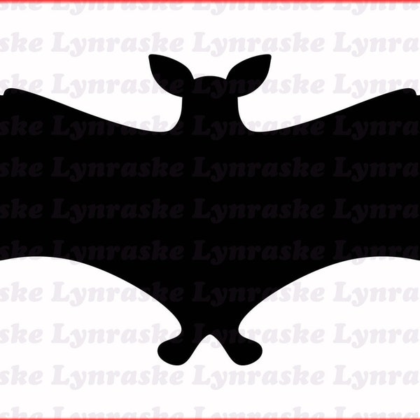 Flying Bat Silhouette SVG, svg, dxf, Cricut, Silhouette Cut File, Instant Download