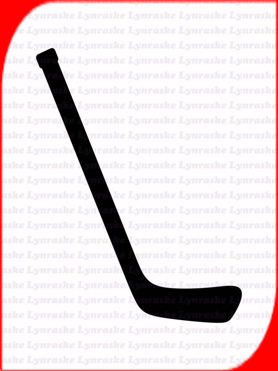 Hockey Stick Silhouette SVG Svg Dxf Cricut Silhouette Cut | Etsy