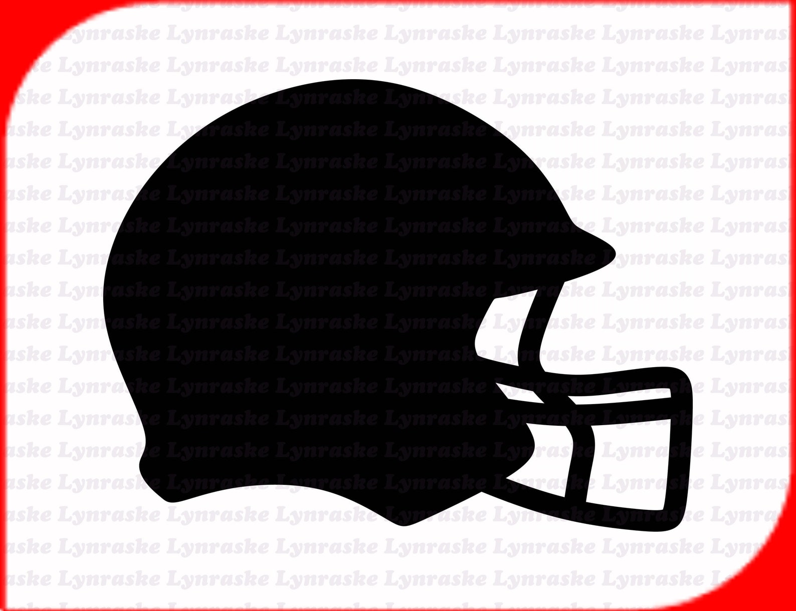 Football Helmet Silhouette SVG, Svg, Dxf, Cricut, Silhouette Cut File