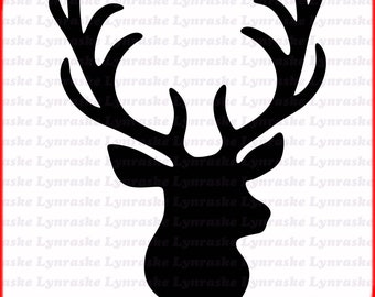 Stag Head - Etsy
