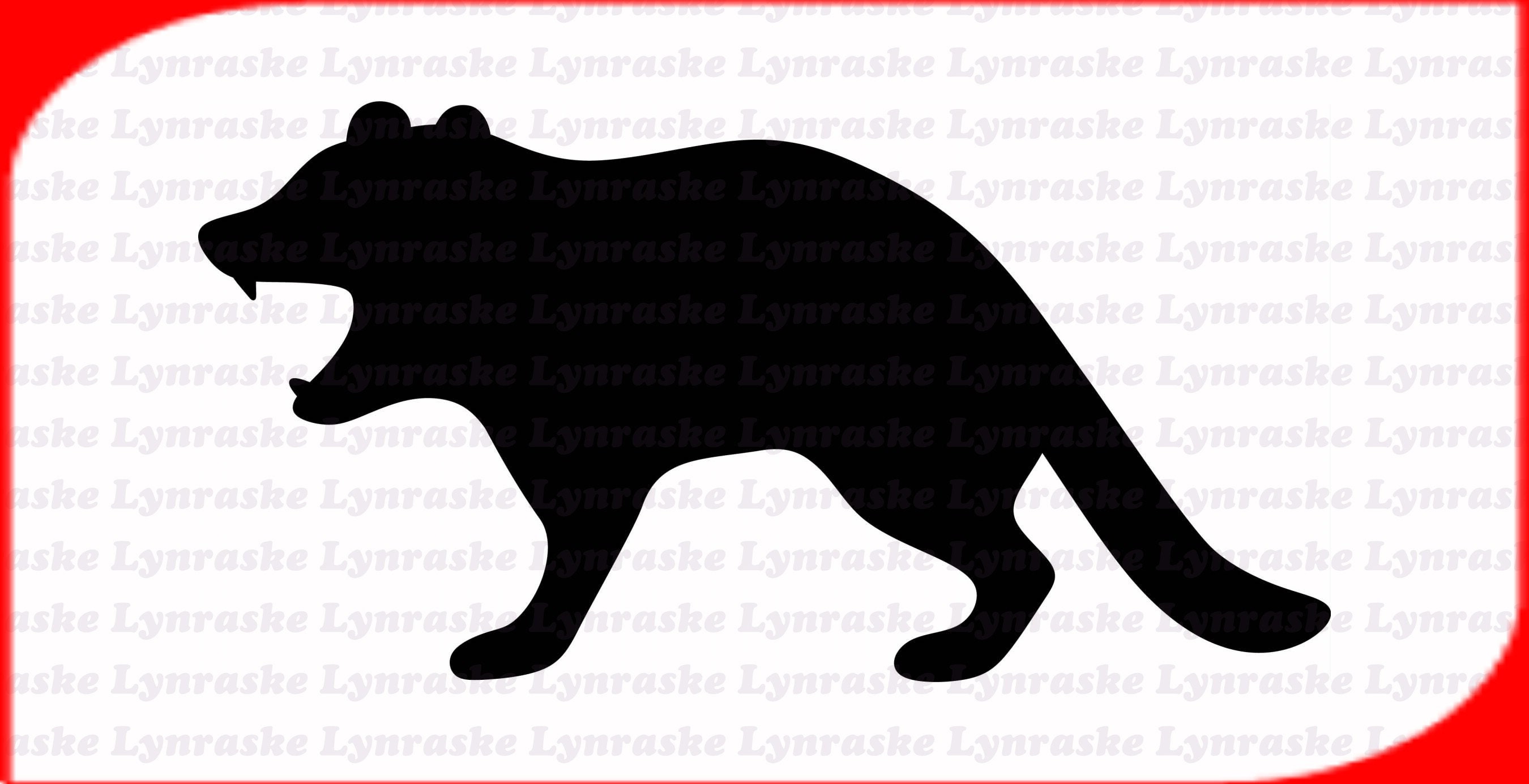Tasmanian Devil Silhouette SVG, svg, dxf, Cricut, Silhouette Cut File, Instant Download