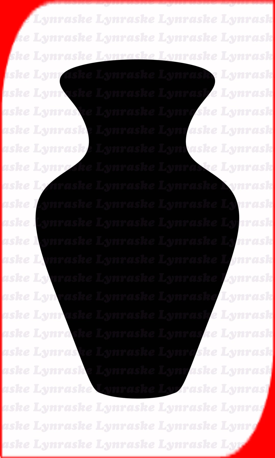 Vase Silhouette SVG, Svg, Dxf, Cricut, Silhouette Cut File, Instant Download Etsy