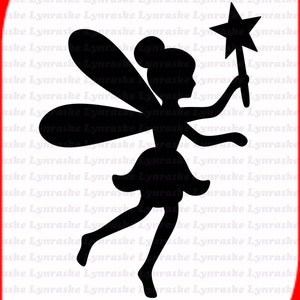 Fee Silhouette SVG, Svg, Dxf, Cricut, Silhouette geschnitten Datei, Instant Download