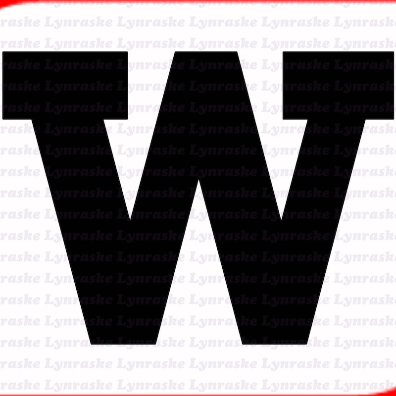 Letter W Monogram - Etsy