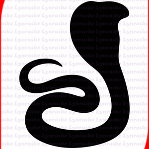 Cobra Silhouette SVG, svg, dxf, Cricut, Silhouette Cut File, Instant Download