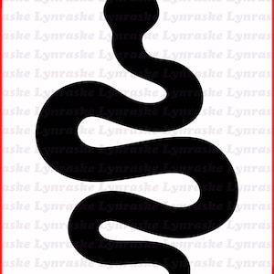 Snake Silhouette SVG, svg, dxf, Cricut, Silhouette Cut File, Téléchargement instantané
