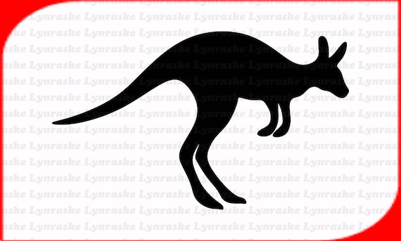 Download Kangaroo Silhouette Svg Svg Dxf Cricut Silhouette Cut Etsy