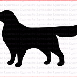 Silhouette di Golden Retriever SVG, svg, dxf, Cricut, file di taglio Silhouette, download immediato