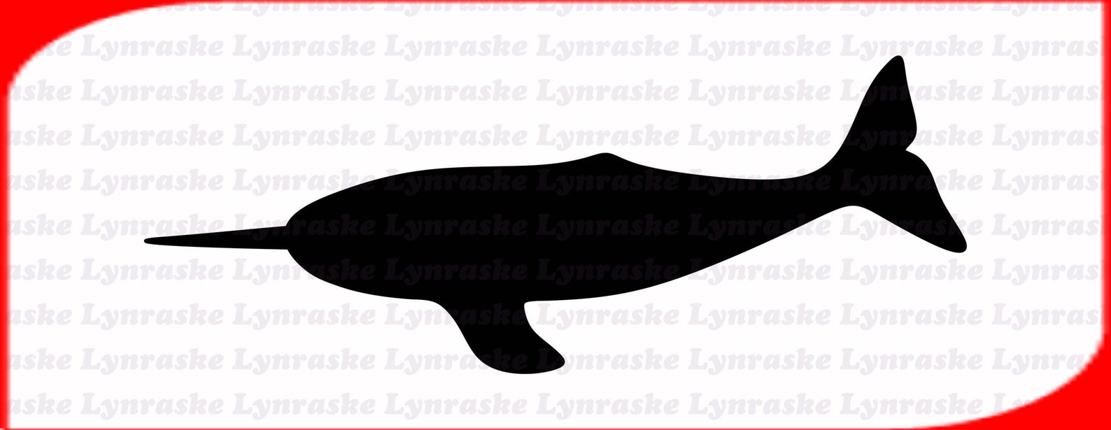 Download Narwhal Silhouette SVG svg dxf Cricut Silhouette Cut File ...