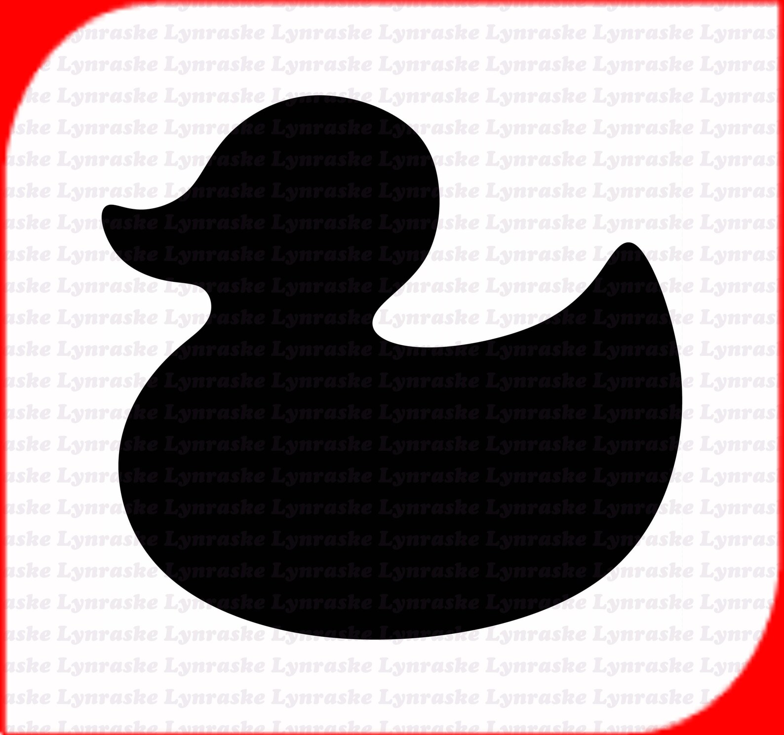 Rubber Duck Silhouette SVG svg dxf Cricut Silhouette Cut | Etsy