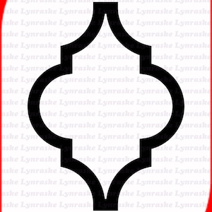 Marokkaanse Silhouet SVG, svg, dxf, Cricut, Silhouette Cut File, Instant Download