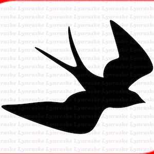 Avaler Silhouette SVG, svg, dxf, Cricut, fichier de coupe Silhouette, téléchargement immédiat