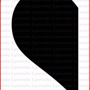 Half hart silhouet SVG, svg, dxf, Cricut, silhouetgesneden bestand, direct downloaden