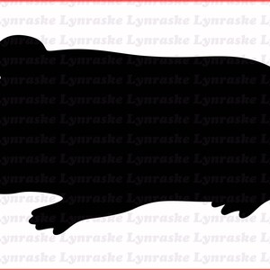 Guinea Pig Silhouette SVG, svg, dxf, Cricut, Silhouette Cut File, Téléchargement instantané