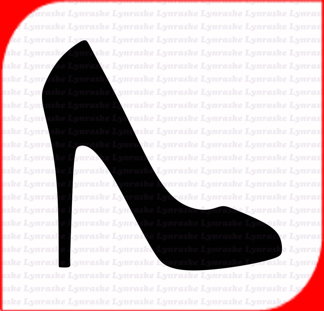 High Heel Silhouette SVG, Svg, Dxf, Cricut, Silhouette Cut File
