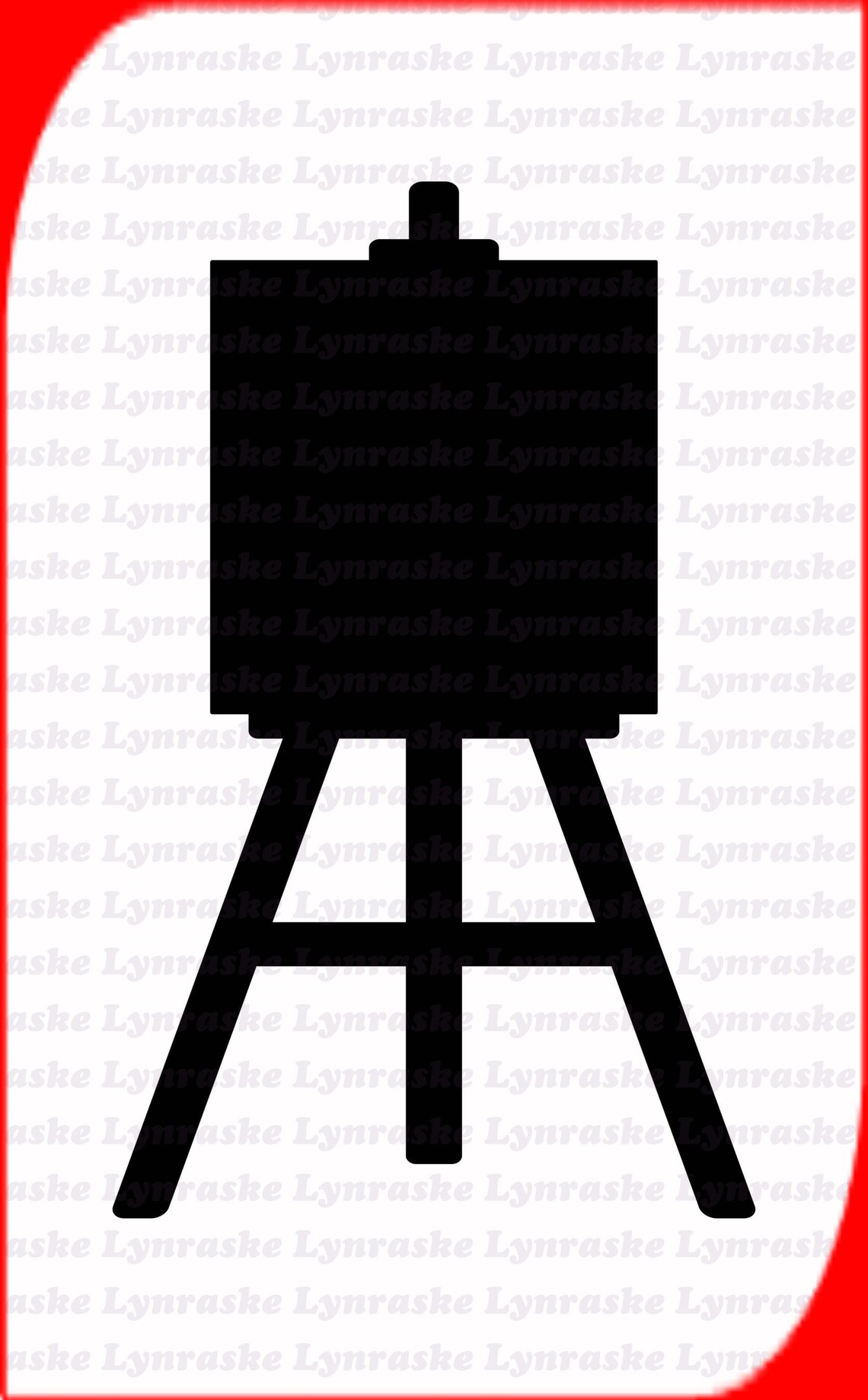 Easel Silhouette SVG Svg Dxf Cricut Silhouette Cut File Etsy