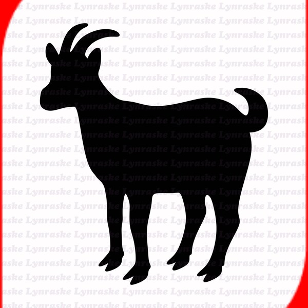 Goat Silhouette Etsy
