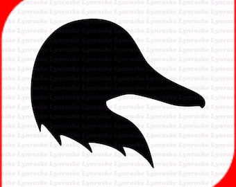 Duck Head Silhouette SVG, svg, dxf, Cricut, Silhouette Cut File, Instant Download