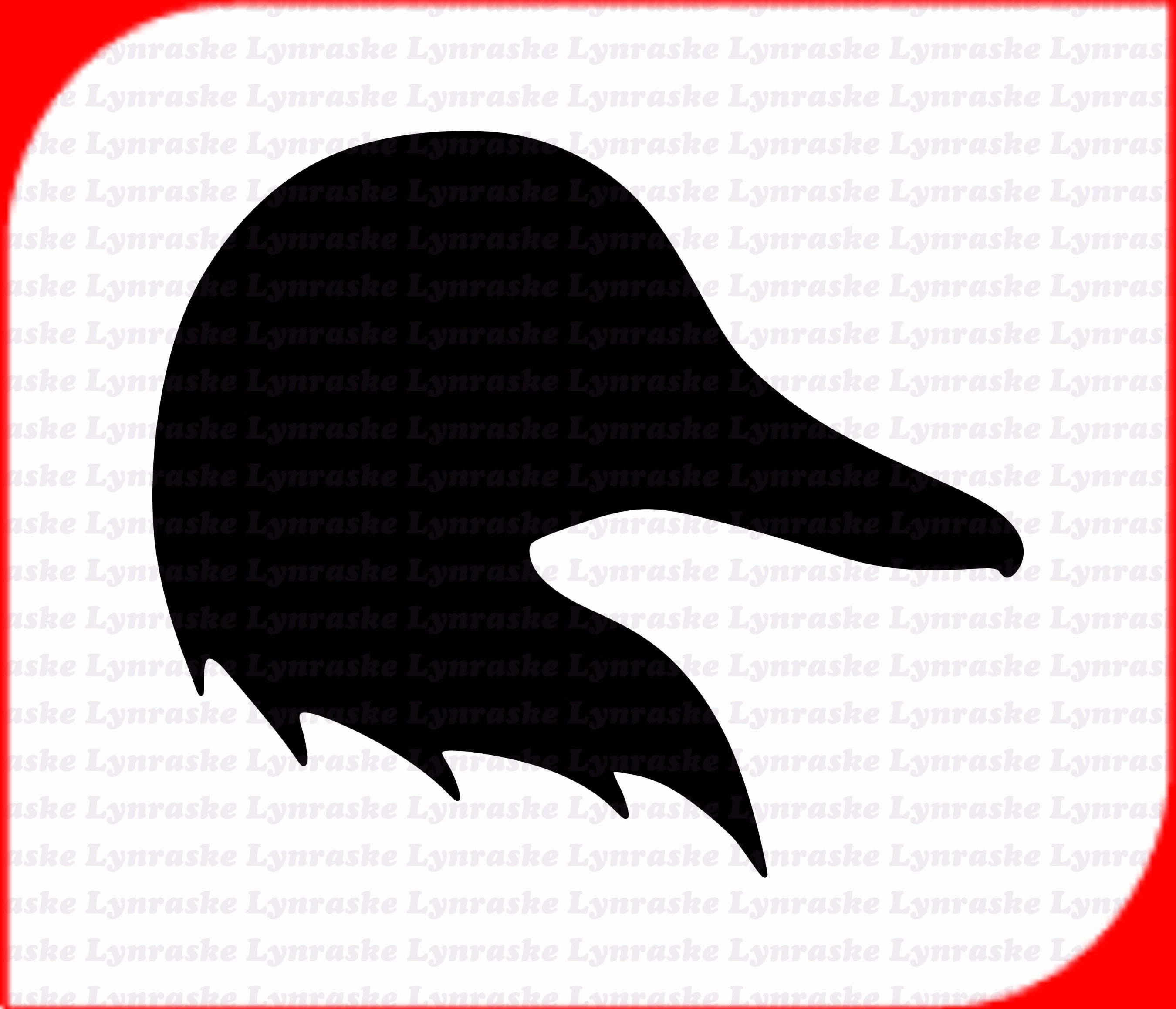 Duck Head Silhouette SVG, svg, dxf, Cricut, Silhouette Cut File, Instant Download