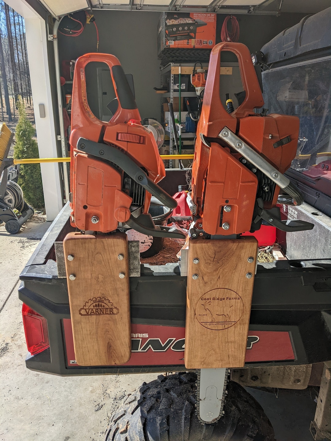 Custom Chainsaw Mount for UTV Etsy