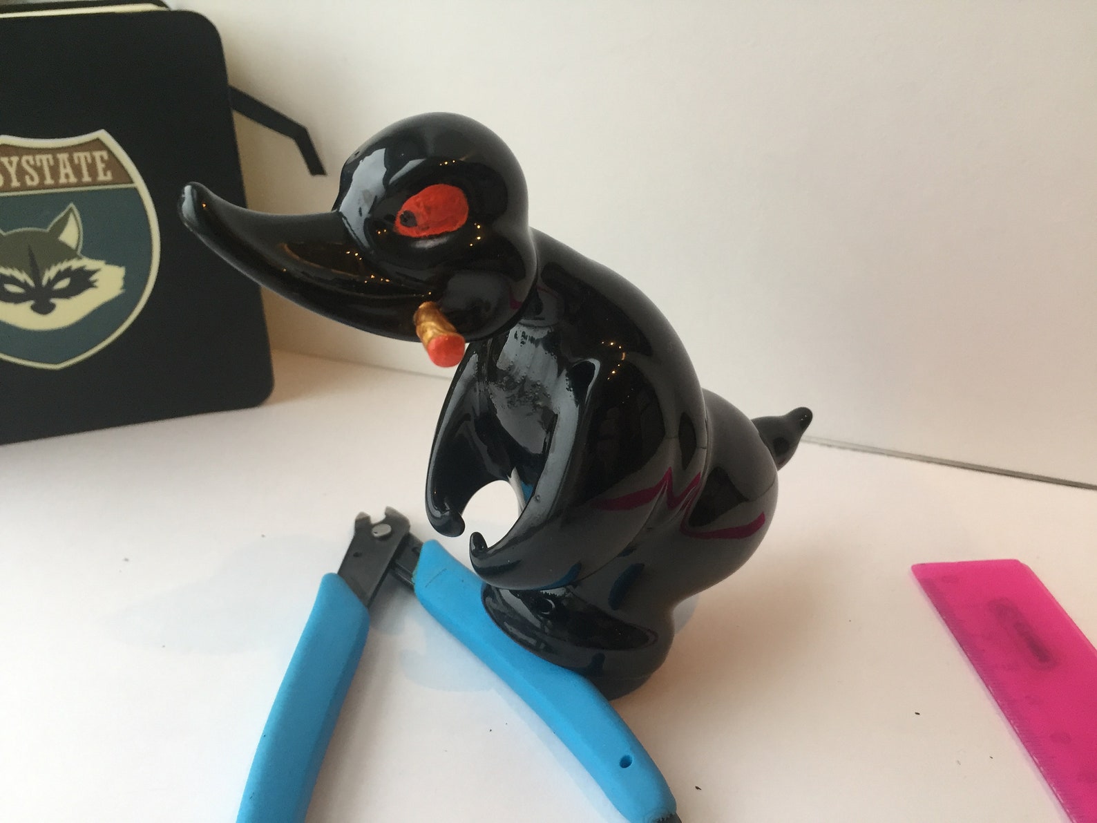 Hood ornament convoy duck from death proof hood ornament angry Etsy