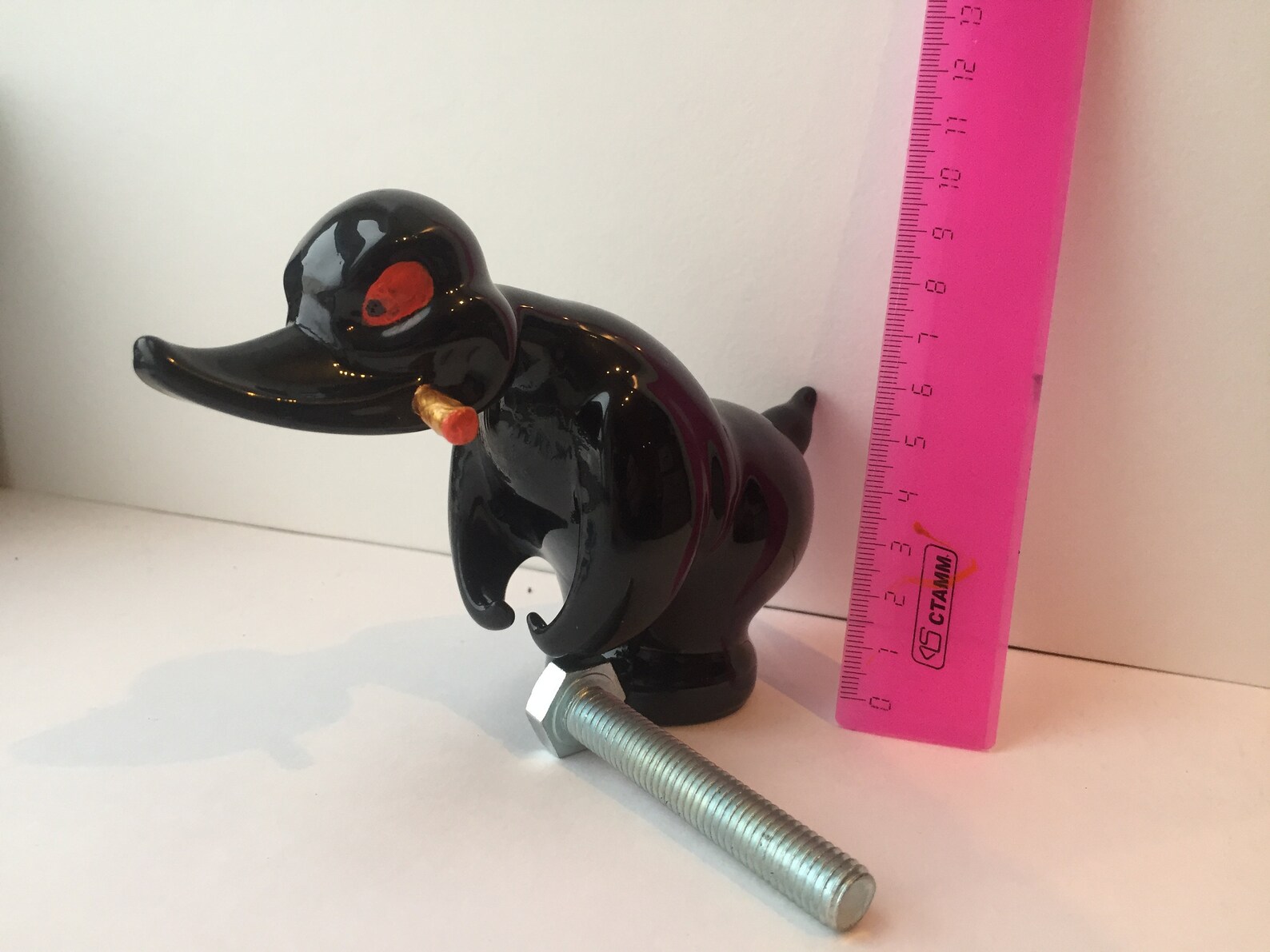 Hood ornament convoy duck from death proof hood ornament angry Etsy