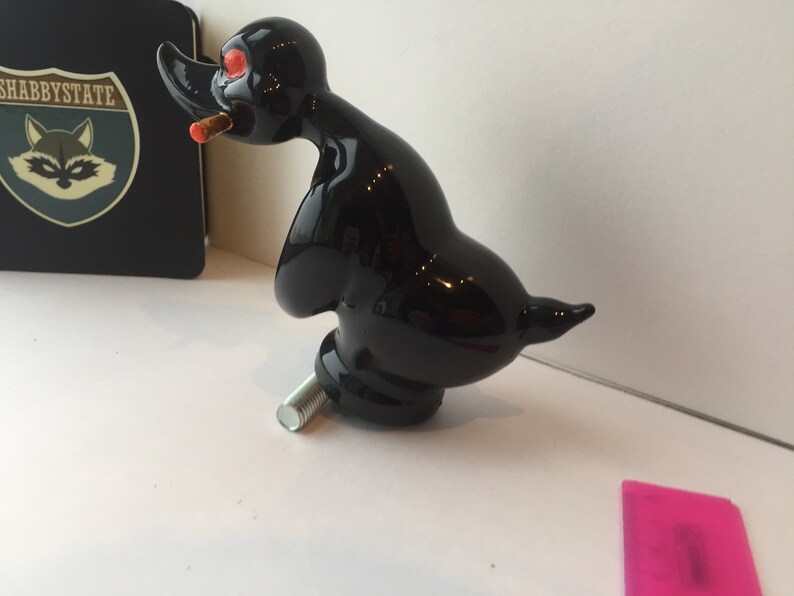 Hood ornament convoy duck from death proof hood ornament angry Etsy