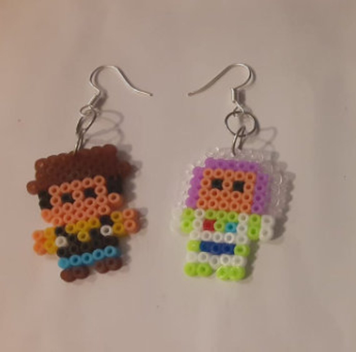 Perler Bead Earrings Etsy