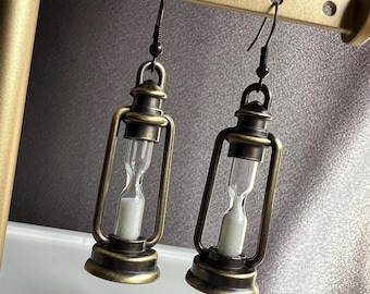 Hourglass Lantern Earrings