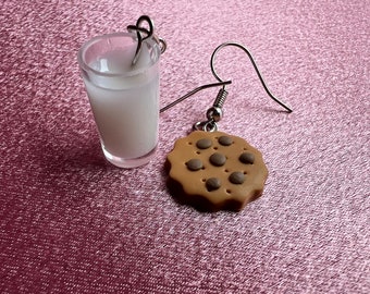 Cookie and Milk Fun Earrings