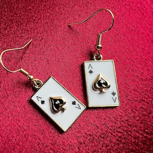 Ace Of Spades Ohrringe, Spielkarten Geschenke
