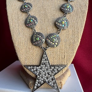 Star Statement Necklace, One Of A Kind Necklace