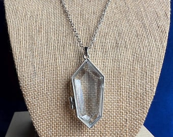 Glass Locket Necklace