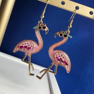 Pink Flamingo Earrings