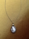 Cat Cameo Gold Necklace
