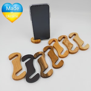 Wood Phone Stands, Gift stand, Personalized wooden phone stand, Phone holder wooden, Wooden stands, Personalized gifts,Mobile phone holder image 1