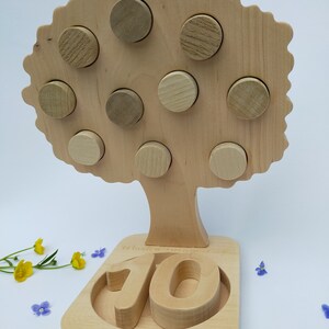 Cadre de dix avec ensemble de chiffres/plateau de comptage mathématique Montessori 1-10/activité préscolaire pour les tout-petits/cadre Montessori/tableau de comptage Math/tableau de dix