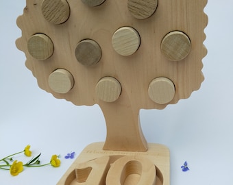 Ten frame WITH NUMBERS SET/Montessori math counting tray 1-10/Preschool Activity for Toddlers/Montessori frame/Counting Board Math/ten board