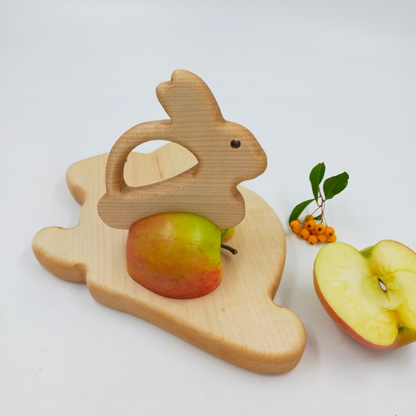 Couteau sûr Enfants /Couteau naturel pour les tout-petits/Cadeau de Noël/Couteau en bois et planche à découper/Couteau en bois Montessori pour tout-petits/chopper/Couteau