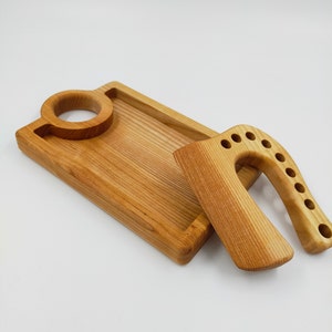 Safe knife Kids /Natural Knife for Toddlers/Christmas present/Wooden Knife and Cutting Board/Montessori Wooden Toddler Knife/chopper/Knife.