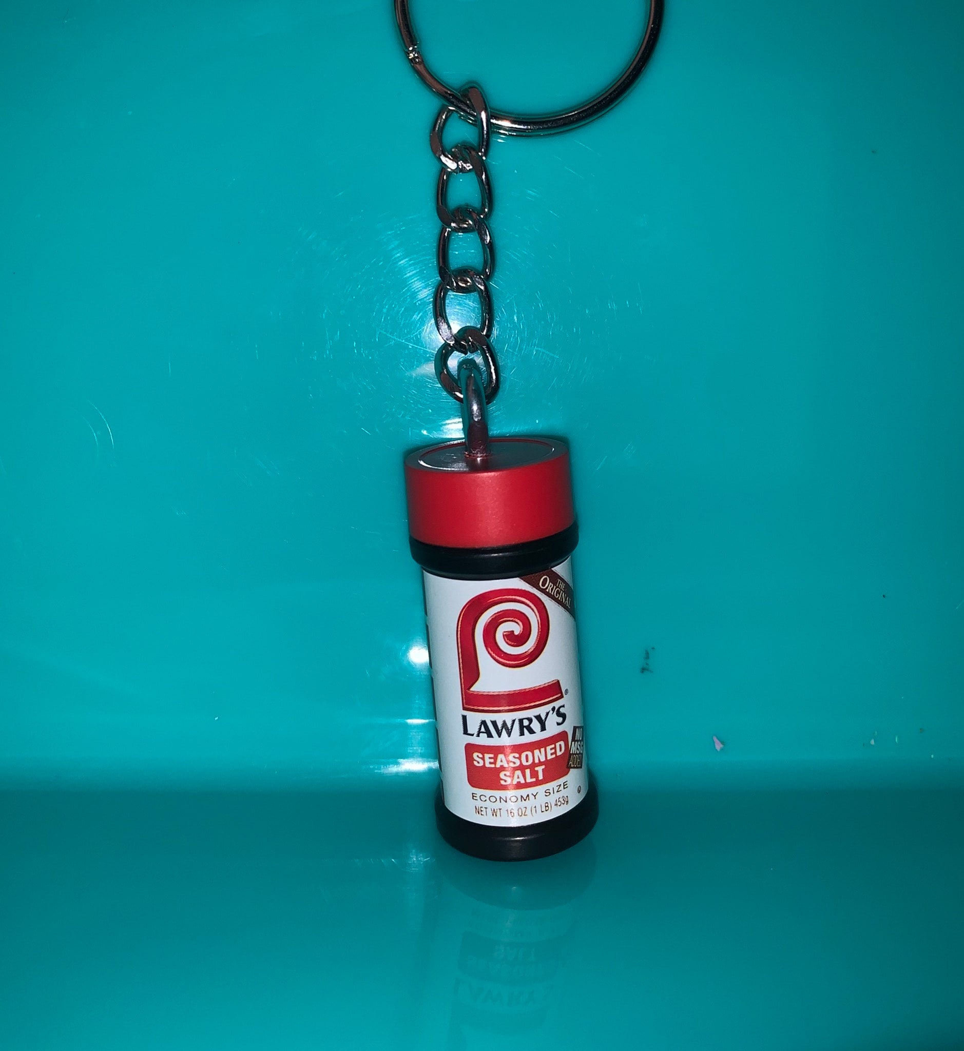 Lawry's Seasoned Salt Hanging Ornament Christmas Ornament White Elephant  Gift Gag Gift 